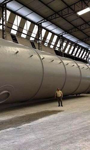 Reservatório em fibra de vidro PRFV  Reservatório em fibra de vidro PRFV